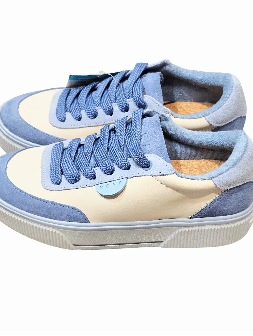 Reef Lay Day Lift Sneaker- Dusty Blue Multi